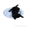Almohadilla de hielo de enfriamiento circular transpirable para mascotas